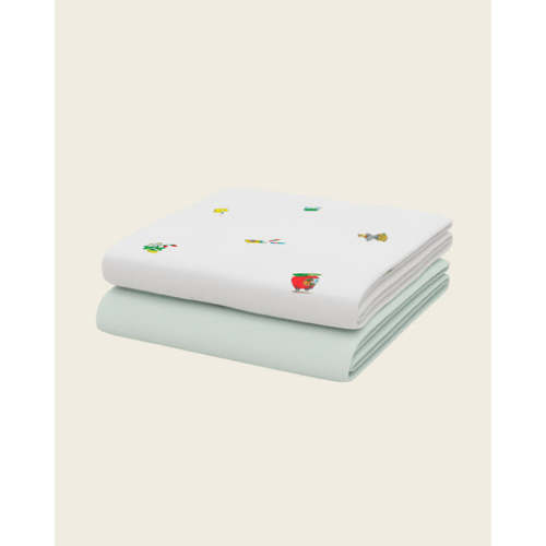 Busy World Crib Sheet Set | Richard Scarry x Nestig