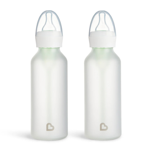 Bond® Silicone Glass Bottle 4oz or 8oz, 2pk | Munchkin
