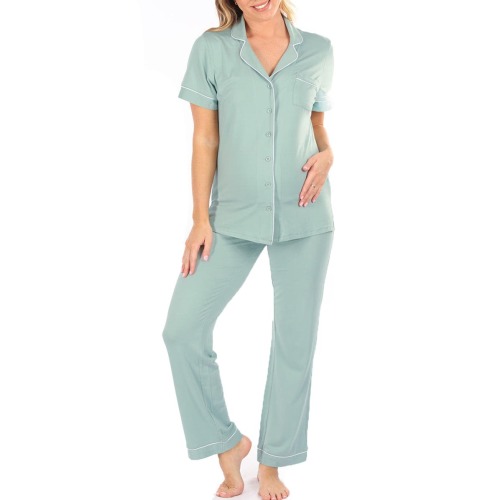 Short Sleeve Maternity Pajamas, Large
- Only a few left