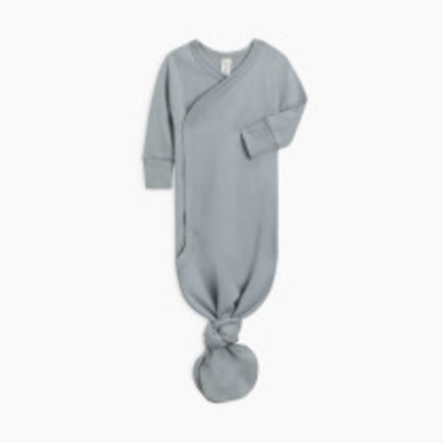 Colored Organics Wrap Gown - Mist, 0-3 M