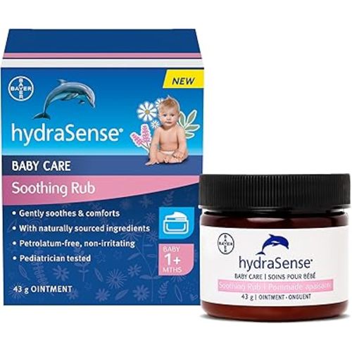 hydraSense Baby Care Soothing Rub – Gently Soothes & Comforts, Petrolatum-free, Non-irritating, Made with Naturally Sourced Ingredients Eucalyptus, Lavender, and Chamomile, Pediatrician Tested. 43g