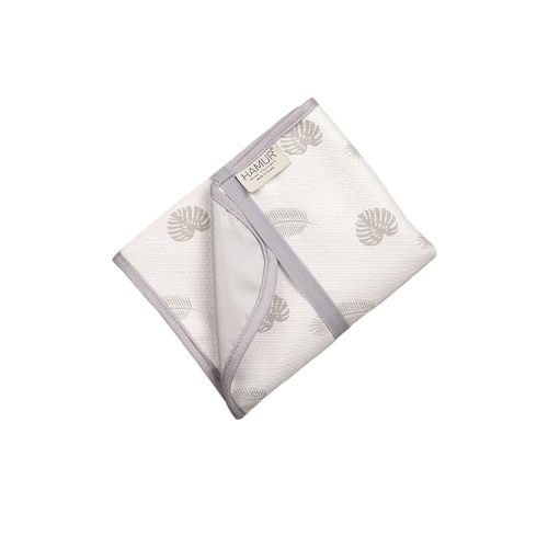 Portable Diaper Changing Pad - Waterproof Foldable Baby Changing Mat - Travel Diaper Change Pad - Lightweight Changing Pads for Baby - Baby Changer - Machine Washable - HAMUR HOME (Leaves)