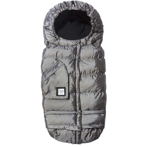 7 A.M. Enfant Blanket 212 Evolution Footmuff - Metallic Grey