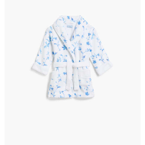 The Baby Hotel Robe - Blue Botanical