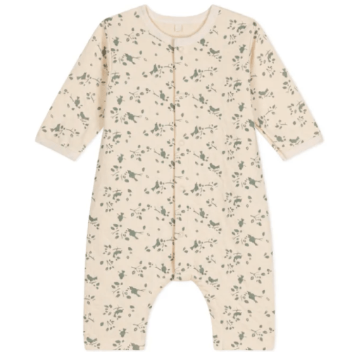 Petit Bateau - Macro Tubic Quilted Jumpsuit - Beige | Smallable