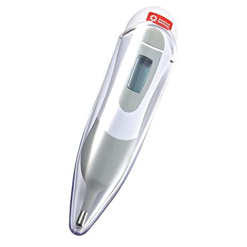 The First Years American Red Cross Multi-use Digital Thermometer - Baby Thermometer - Easy to Read LCD Screen - Baby Essentials - 1 Count (Pack of 1) - Multi-Use Digital Thermometer