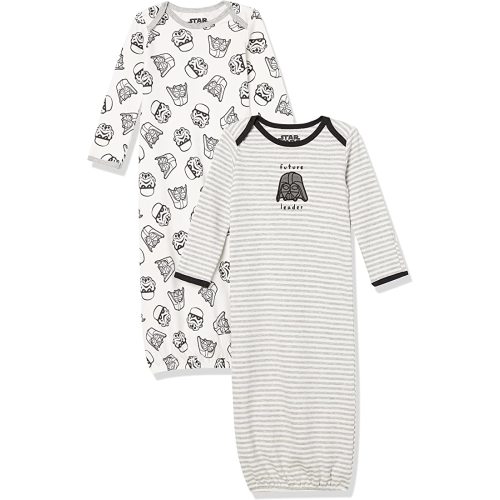 Amazon Essentials Disney | Marvel | Star Wars Baby Boys' Sleeper Gowns, Multipacks