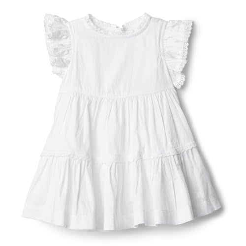 Amazon Essentials x Sofia Grainge Toddlers and Baby Girls' Woven Ruffle Sleeve Dress