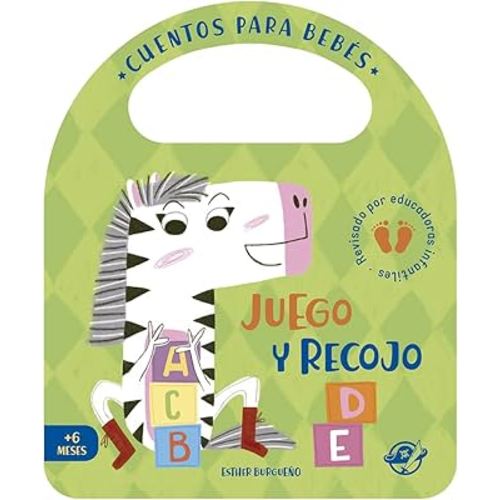 Cuentos para bebés - Juego y recojo: Un cuento de cartón para aprender a recoger los juguetes después de jugar, interactivo, con una solapa y con una asa: 8 (Pasito a pasito me hago grandecito)