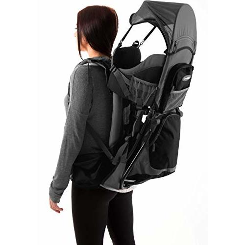 Luvdbaby Premium Baby Backpack Carrier for Hiking - Baby Carrier Backpack for Toddlers - Ergonomic Hiking Child Carrier Backpack