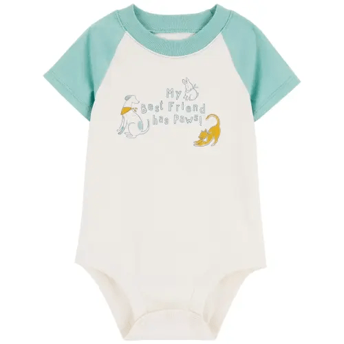 Multi Baby Best Friend Has Paws Dog Bodysuit | oshkosh.com