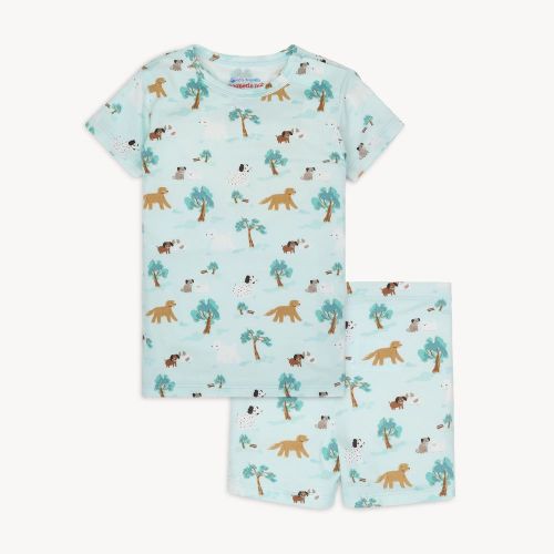 central bark modal magnetic no drama pajama short sleeve short set – Magnetic Me