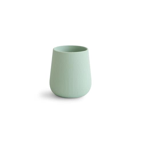 mushie Silicone Baby Starter Training Cup | 6 Months+ (Cambridge Blue)