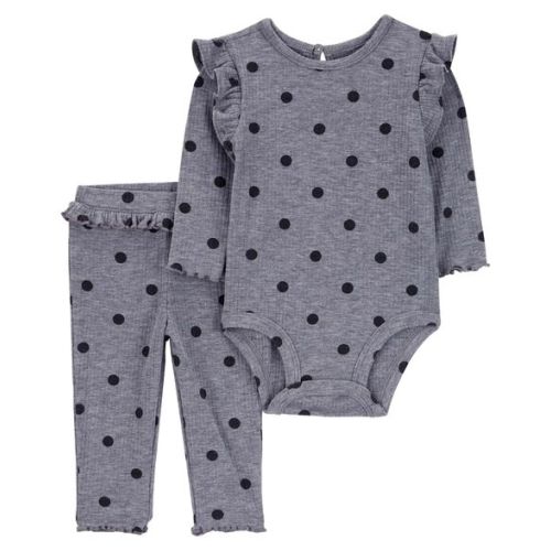 Baby 2-Piece Polka Dot Bodysuit Pant Set - Carter's | Carter's