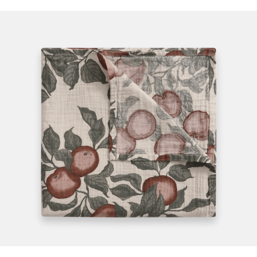 Muslin Swaddle Blanket - "Pomme"