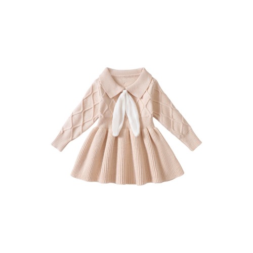 Yara Long Sleeve Cotton Sweater Dress