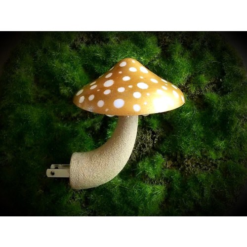 Magical Mushroom Night Light - Gold