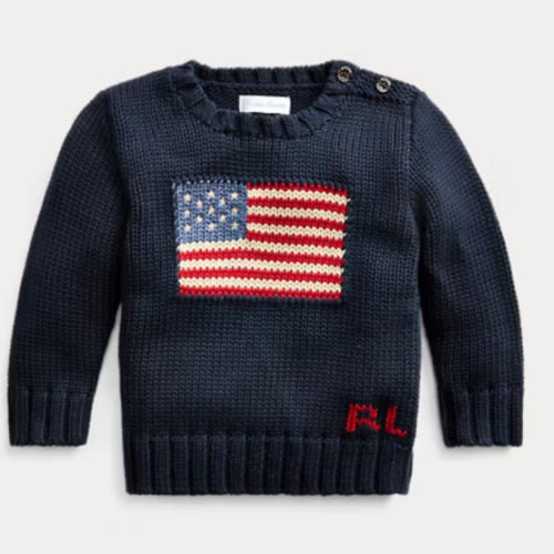 Baby Boy The Iconic Flag Sweater | Ralph Lauren