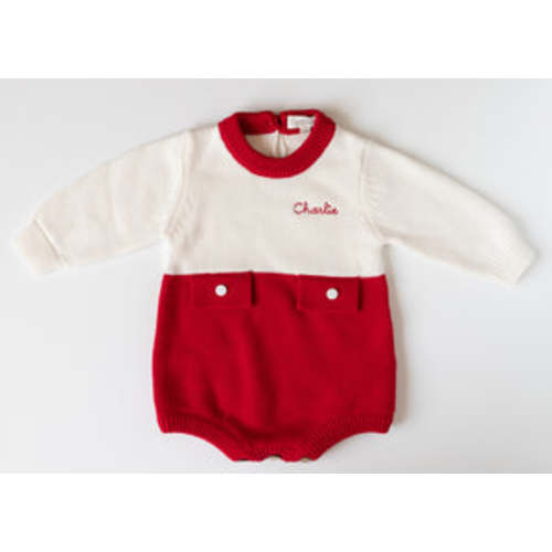 Theodore Romper RED | Cygnet Living