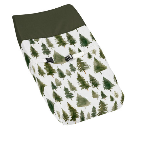 Sweet Jojo Designs Woodland Pine Tree Changing Pad Cover | Wayfair