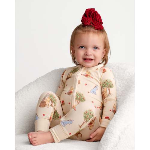 Orchard Friends Zip Romper – Dreamy Bamboo