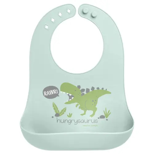 Silicone Bib, Dino
