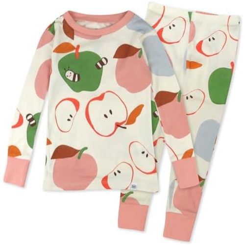 HonestBaby Baby Boys' 2-Piece Pajamas Sleepwear PJs 100% Organic Cotton for Infant Baby and Toddler Boy, Unisex