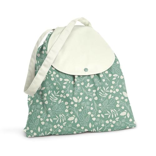 Esembly Day Bag - Reusable Waterproof Wet and Dry Bag with Dual Compartments for Cloth Diapers, Swimsuits, Toiletries, and Snacks - Botany