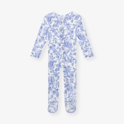Infant Briar Footie Ruffled Zippered One Piece - Posh Peanut