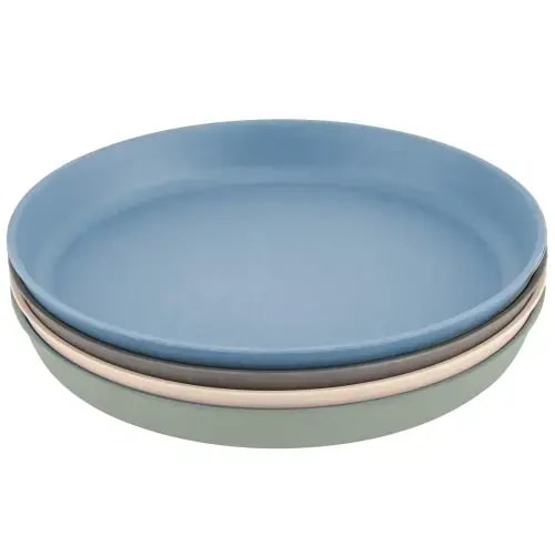 Bamboo Plates - MATTE BEIGE, BLUE, GRAY, GREEN