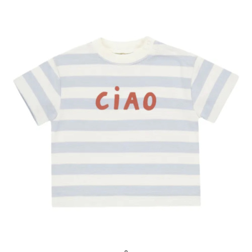 Ciao T-shirt | Ivory 6-12 mo