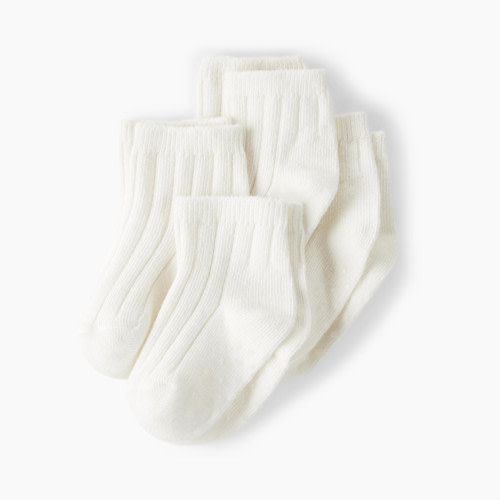 Carter's Little Planet No-Slip Socks (4 Pack) - Creamy, 3-12 Months