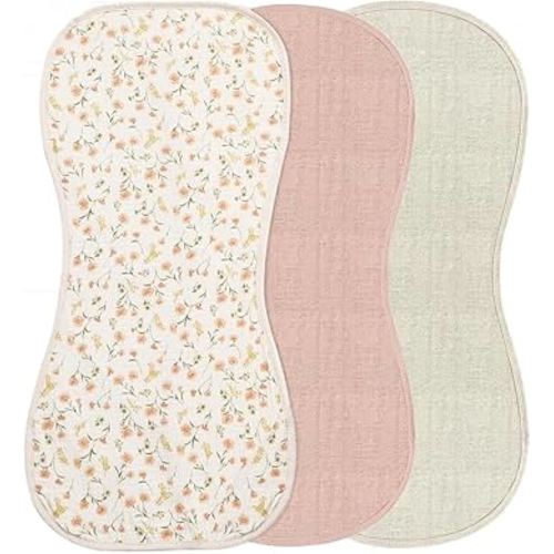 3 Pcs Changing Pad Liners Fits in Peanut Shape Changing Pad Waterproof Diaper Mats Organic Cotton Peanut Mats are Warm on a Baby's Back, Washable Reusable(Beautiful Style)