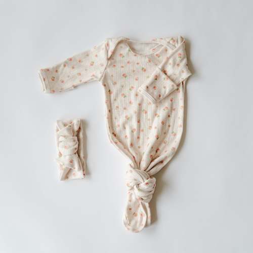 Sleeper and Bow in Peachy Keen