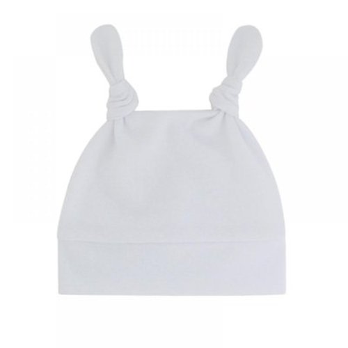 Newborn Baby Beanie Hat for Boys Girls Adjustable 0-12 Months Hospital Hats Infant Soft Knotted Cap
