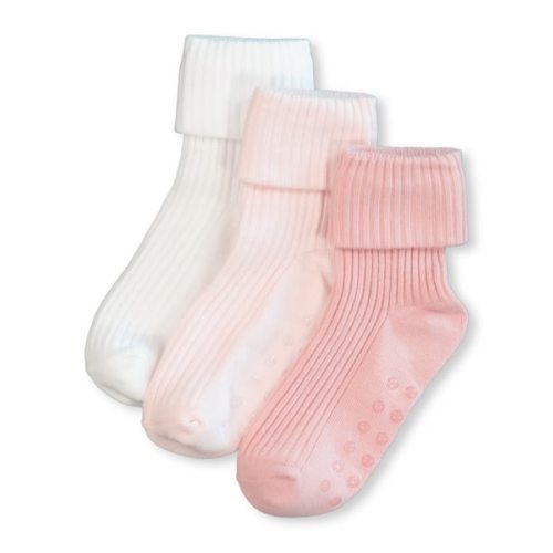 Medium Pink Baby Crew Rib Socks | Best&Less™ Online