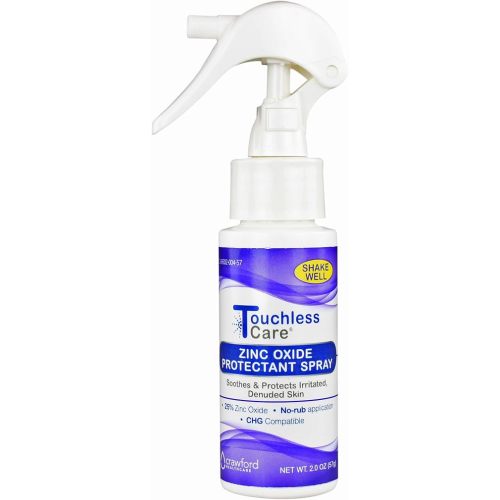 Zinc Oxide Protectant Spray, Fast Relief of Adult Diaper Rash caused by Adult Incontinence, Easy to Apply Touch Free Spray, Eases Skin Irritation, No Messy Creams (2 oz) - 62402