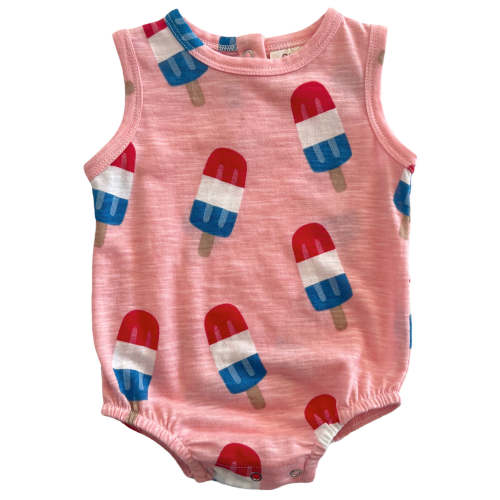 Popsicle Pink / Organic Dune Bubble | 3-6M