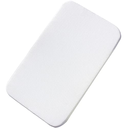 Mecc ecoh Baby Bassinet Mattress, 100% Breathable Cover, Water-Resistant Lining, Rectangle 32x18x2 Fit for Dream On Me Poppy/RONBEI/Cowiewie/suihuooo/ALVOD/Kinder King/Delta Children Simmon Kid