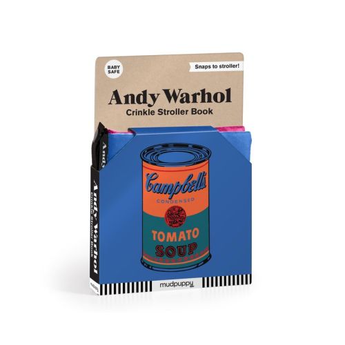 Andy Warhol Crinkle Fabric Stroller Book - By Mudpuppy (bath Book)