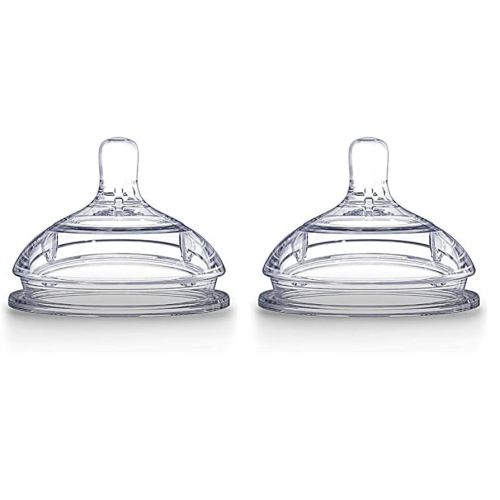 Comotomo Silicone Replacement Nipple, Variable Flow, Y-Cut (Thicker fluids), 2 Count(Pack of 2)