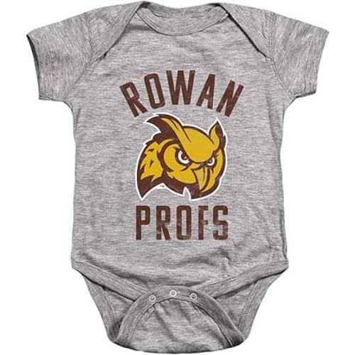 Rowan University Official Profs Logo Unisex Infant Snap Suit for Baby