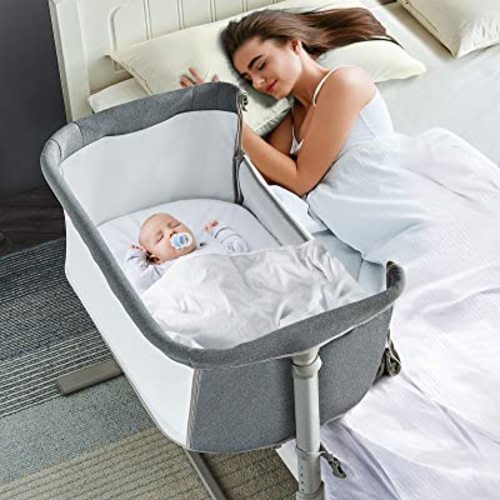 Amazon.com : RONBEI Baby Bassinet Bedside Sleeper,Easy to Assemble Bassinets for Baby/Infants : Baby