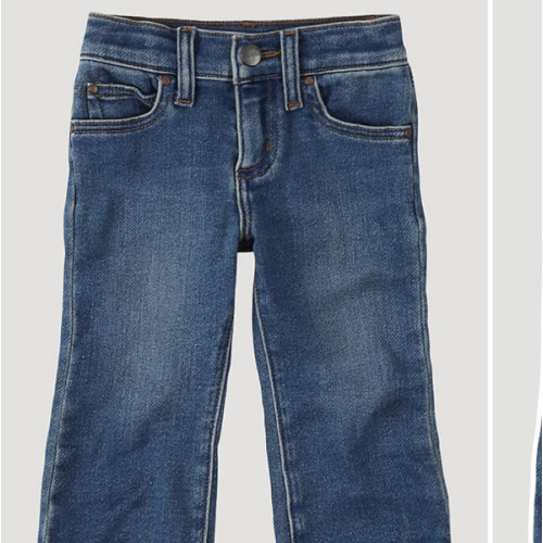 Little Boy's Stitched Pocket Western Jean