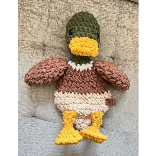 Mallard Duck Snuggler Lovey | Crochet Lovey | Crochet Duck | Crochet Toy Duck