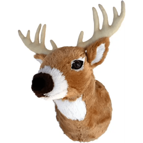 ADORE 13" Boone the Whitetail Deer Plush Stuffed Animal Walltoy Wall Mount