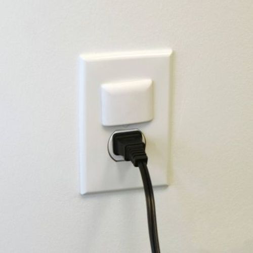Qdos Stayput Single Outlet Plugs - White 12pk