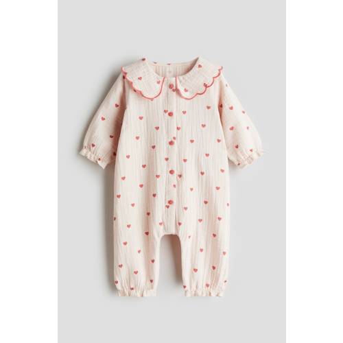 COTTON MUSLIN ROMPER SUIT