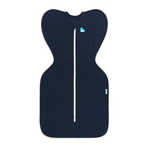 Love to Dream Swaddle UP, Baby Sleep Sack, Self-Soothing Swaddles for Newborns, Get Longer Sleep, Snug Fit Helps Calm Startle Reflex, Newborn Essentials for Baby, 1.0 TOG, 5-8.5 lbs, Navy