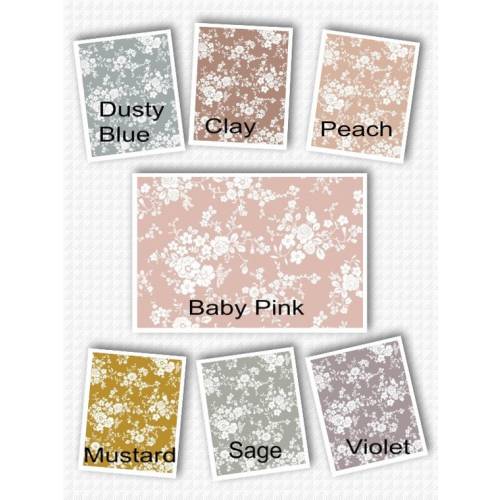 Vintage Floral Nursing Pillow Cover With Personalization - Etsy